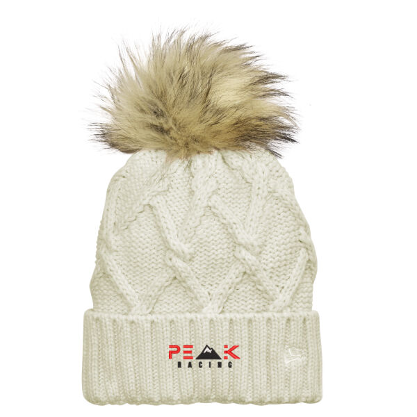 Faux Fur Pom Beanie Thumbnail