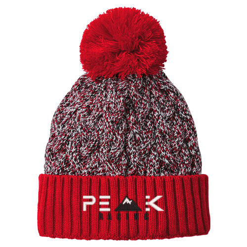 Marled Knit Pom Beanie Thumbnail