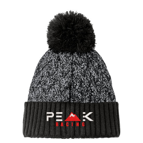 Marled Knit Pom Beanie Thumbnail