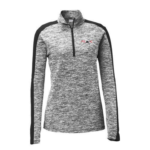 Sport-Tek® Women's PosiCharge® Electric Heather Colorblock 1/4-Zip Pullover Thumbnail