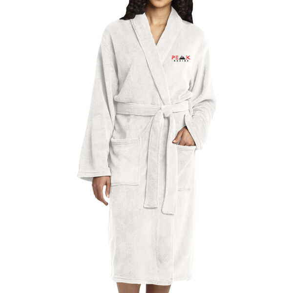 Port Authority® Plush Microfleece Shawl Collar Robe Thumbnail
