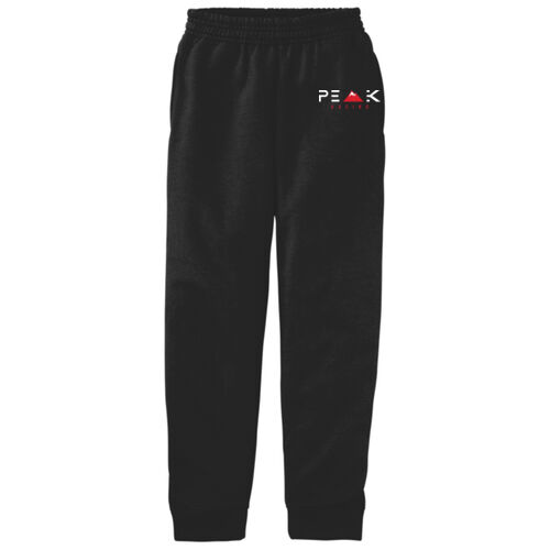  Youth Core Open Bottom Fleece Jogger with pockets Thumbnail