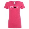 Women’s Glitter V-Neck T-Shirt Thumbnail